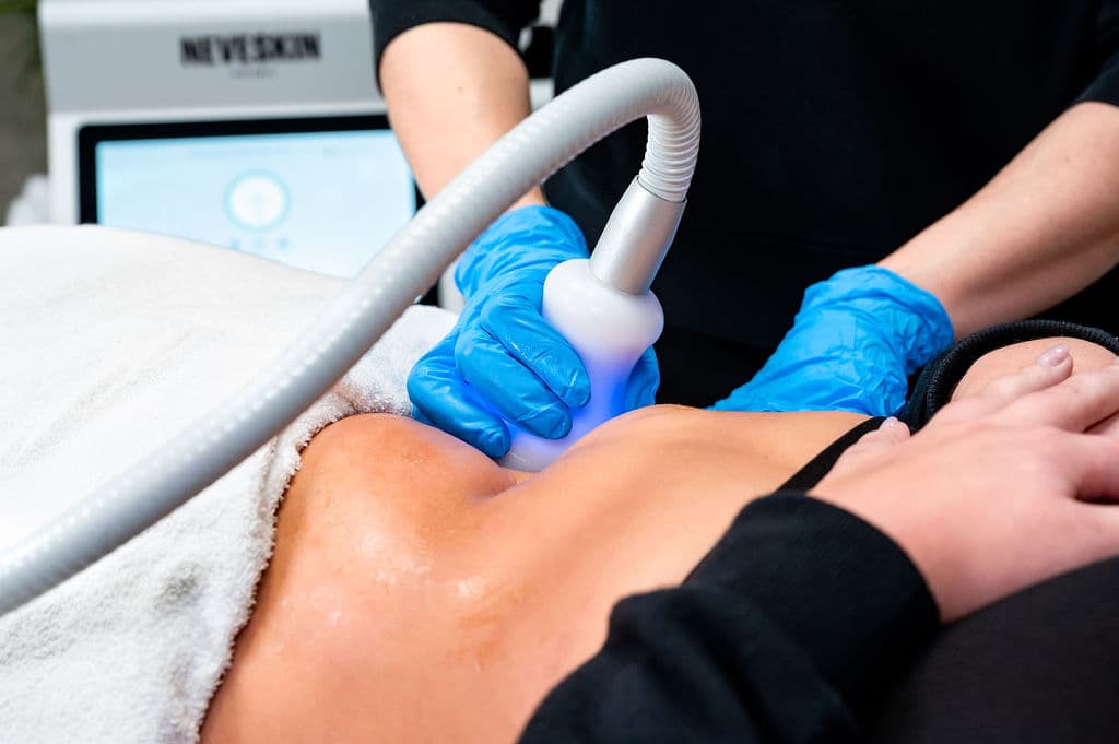 Neveskin body contouring session at Sun Bar in Brandon, FL