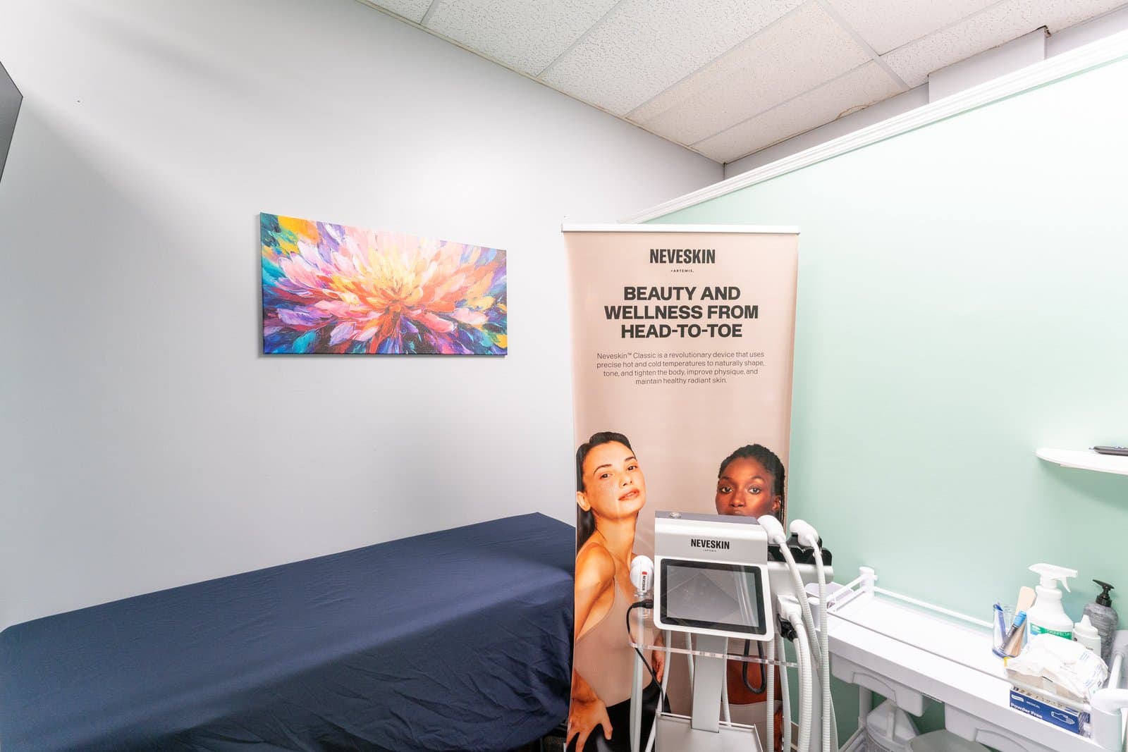 Neveskin treatment to help smooth the appearance of cellulite at Sun Bar in Brandon, FL